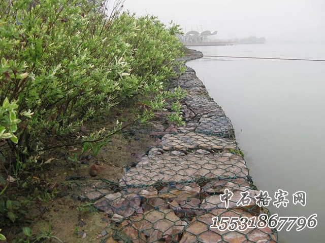 鉛絲石籠護岸 鉛絲石籠護岸